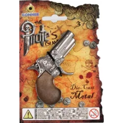 MAŁY METALOWY PISTOLET PIRATA GONHER 3+