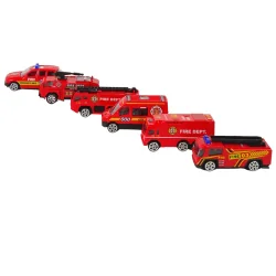 AUTO STRAŻ POŻARNA RESORAK 1:64 LEAN TOYS 3+