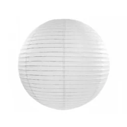 LAMPION PAPIEROWY BIAŁY 35CM