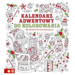 KALENDARZ ADWENTOWY DO KOLOROWANIA