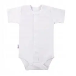 BODY NIEMOWLĘCE BIAŁE BAWEŁNIANE NA KRÓTKI RĘKAW ROZMIAR 56