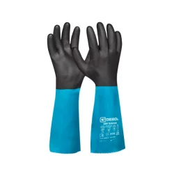 RĘKAWICE NITRYLOWE ROZMIAR L(9) GEBOL GRIP TECH PLUS – OCHRONA CHEMICZNA I WODOSZCZELNOŚĆ