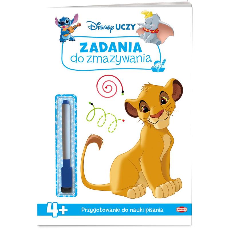 DISNEY UCZY ZADANIA DO ZMAZYWANIA 4+ - Ameet DISNEY UCZY ZADANIA DO ZMAZYWANIA 4+ - Ameet