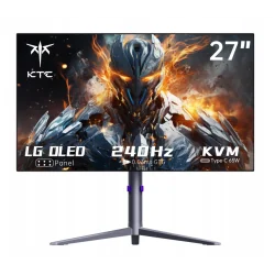 MONITOR GAMINGOWY KTC G27P6 27″ OLED QHD 240HZ 0.03MS HDR10 FREESYNC/G-SYNC