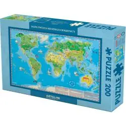PUZZLE ŚWIAT MŁODEGO ODKRYWCY 200 ELEMENTÓW 7+