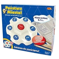 PAŃSTWA I MIASTA WERSJA KOSTKOWA EPPEE GRA RODZINNA 8+