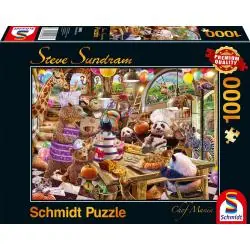 PUZZLE ZWIERZAKI W KUCHNI 1000 ELEMENTÓW SCHMIDT 12+