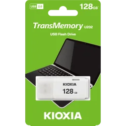 PENDRIVE 128GB KIOXIA HAYABUSA U202 USB 2.0 BIAŁY