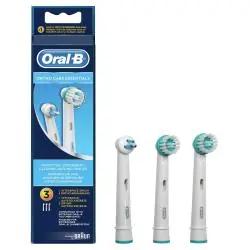 KOŃCÓWKI DO SZCZOTECZKI ORAL-B ORTHO CARE ESSENTIAL 3 SZTUKI