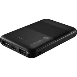 POWERBANK NATEC 5000MAH 3 WYJŚCIA USB-A USB-C LED COMPACT BLACK