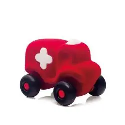 KARETKA SENSORYCZNA CZERWONA RUBBABU 12M+