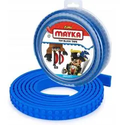 MAYKA KLOCKOMANIA TAŚMA DO KLOCKÓW PODWÓJNA 2 METRY NIEBIESKA 3+
