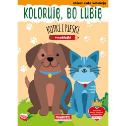 KOTKI I PIESKI. KOLORUJĘ, BO LUBIĘ