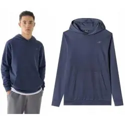 BLUZA MĘSKA BAWEŁNIANA DRESOWA Z KAPTUREM ROZMIAR S 4F