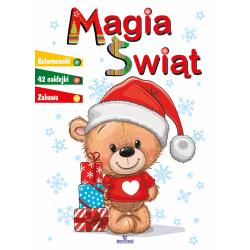 MAGIA ŚWIĄT. KOLOROWANKA Z NAKLEJKAMI