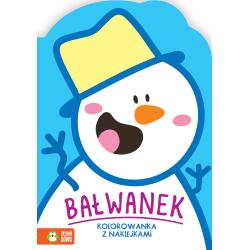 BAŁWANEK. KOLOROWANKA Z NAKLEJKAMI