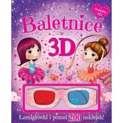 BALETNICE W 3D KSIĄŻKA Z OKULARAMI ŁAMIGŁÓWKI I PONAD 200 NAKLEJEK II GATUNEK
