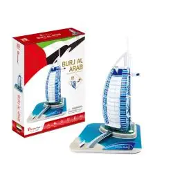 PUZZLE 3D BURJ AL ARAB ARCHITEKTURA ŚWIATA 6+