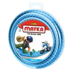 MAYKA KLOCKOMANIA TAŚMA DO KLOCKÓW PODWÓJNA 2 METRY NIEBIESKA 3+
