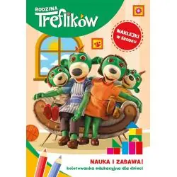 RODZINA TREFLIKÓW. KOLOROWANKA EDUKACYJNA Z NAKLEJKAMI