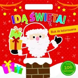 IDĄ ŚWIĘTA! BLOK DO KOLOROWANIA Z NAKLEJKAMI