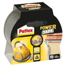 TAŚMA NAPRAWCZA PATTEX POWER TAPE 48MM X 10M SREBRNA – MOCNA, WODOODPORNA, WZMACNIANA WŁÓKNAMI