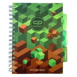 ZESZYT W KRATKĘ Z PRZEGRÓDKAMI 100 KARTEK A5