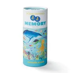 GRA MEMO ZWIERZĘTA MORSKIE 72 ELEMENTY EDUKACYJNA DLA DZIECI 3+