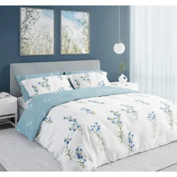 POŚCIEL BAWEŁNIANA COTTAGE HOME 160X200 KWIATY