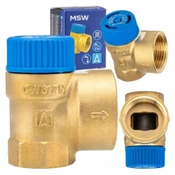 ZAWÓR BEZPIECZEŃSTWA ZASOBNIKA 8 BAR 3/4 CALA