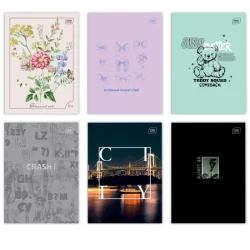 ZESZYT W KRATKĘ Z MARGINESEM 60 KARTEK A5 INTERDRUK