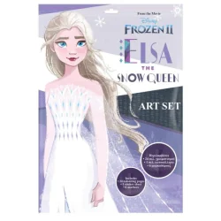 DISNEY FROZEN II KOLOROWANKA Z FLAMASTRAMI I NAKLEJKAMI