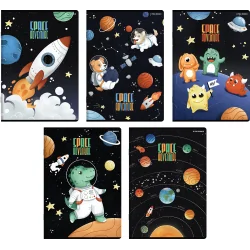 ZESZYT W DWIE LINIE 32 KARTKI A5 SPACE ADVENTURE