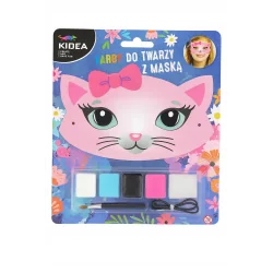 FARBY DO TWARZY KIDEA Z MASKĄ