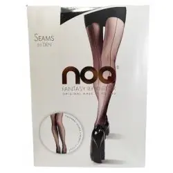 RAJSTOPY DAMSKIE CZARNE WZORZYSTE 20 DEN ROZMIAR 4-L