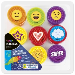 STEMPELKI MOTYWACYJNE 9 SZT. KIDEA