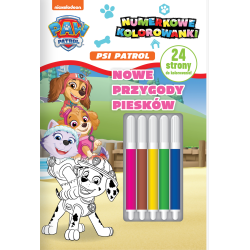 PSI PATROL. NOWE PRZYGODY PIESKÓW. NUMERKOWE KOLOROWANKI