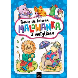 MALOWANKA Z MOTYLKIEM. BAWIĘ SIĘ KOLORAMI