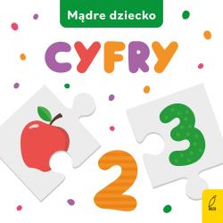 CYFRY. MĄDRE DZIECKO. KSIĄŻKA Z PUZZLAMI