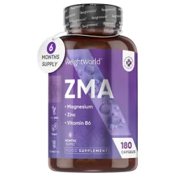 ZMA MAGNEZ CYNK WITAMINA B6 – 180 KAPSUŁEK SUPLEMENT DIETY