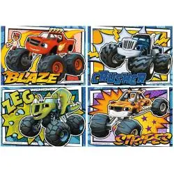 PUZZLE 4W1 BLAZE I MEGAMASZYNY 71 ELEMENTÓW TREFL 4+