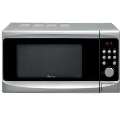 KUCHENKA MIKROFALOWA 20L AMICA AMG20E70GSV – ELEKTRONICZNE STEROWANIE I FUNKCJA COMBIGRILL