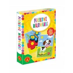 PIASKOWE MALOWANKI PIES I MOTYL ZESTAW DO TWÓRCZEJ ZABAWY DLA DZIECI 6+