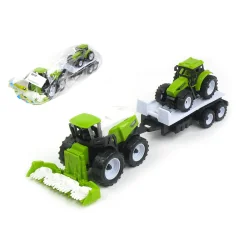 KOMBAJN Z PRZYCZEPĄ I TRAKTOREM ADAR 3+