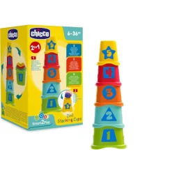 KUBECZKOWA WIEŻA 2W1 SORTER KUBECZKI DLA DZIECI CHICCO 6M+