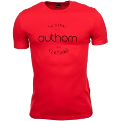 KOSZULKA MĘSKA OUTHORN CZERWONA ROZMIAR L