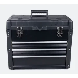 SKRZYNIA NARZĘDZIOWA PROWORKS 49-X3 3 SZUFLADY, WYJMOWANA TACA, METALOWE WZMOCNIENIA