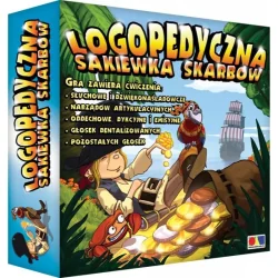 LOGOPEDYCZNA SAKIEWKA SKARBÓW GRA EDUKACYJNA 4+
