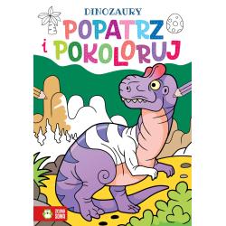 DINOZAURY. POPATRZ I POKOLORUJ