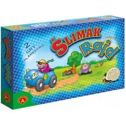 ŚLIMAK RAJD SAMOCHODOWY 2W1 GRA PLANSZOWA ALEXANDER 5+